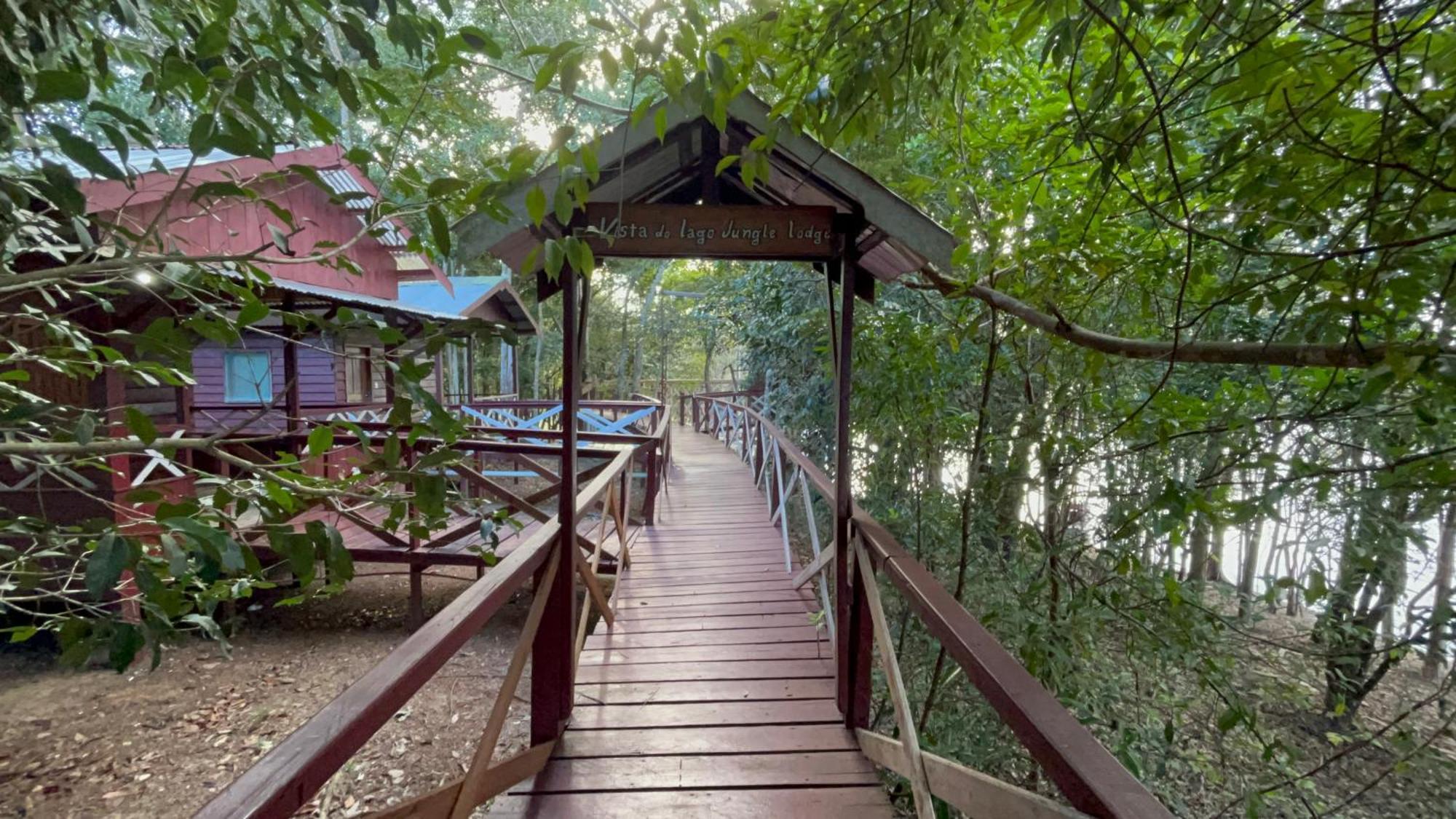 Vista Do Lago Jungle Lodge Cajual Экстерьер фото