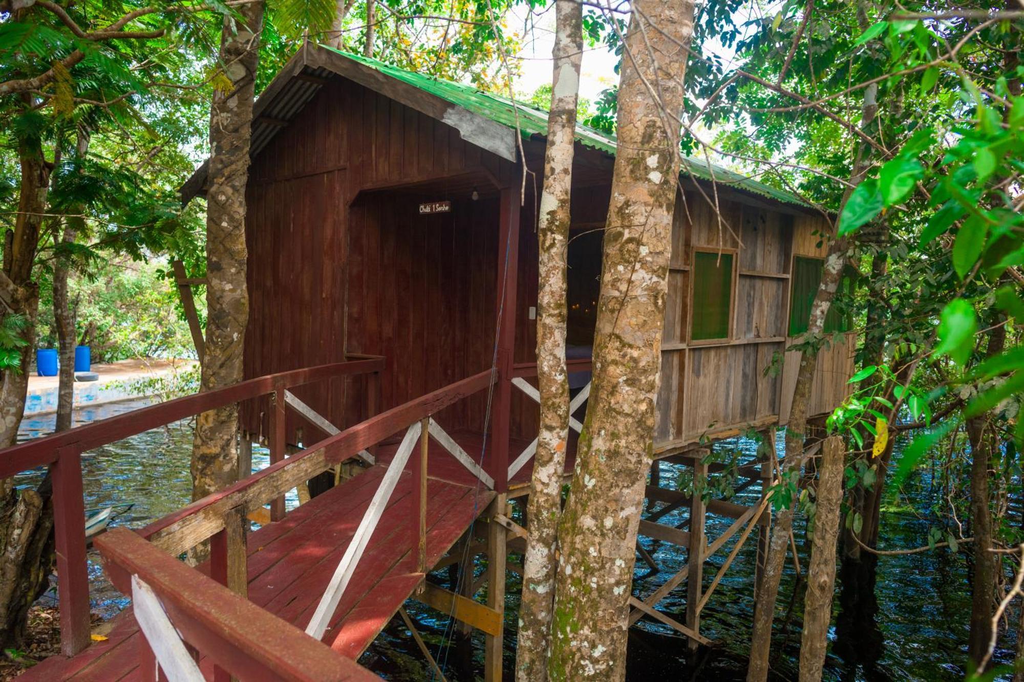 Vista Do Lago Jungle Lodge Cajual Экстерьер фото
